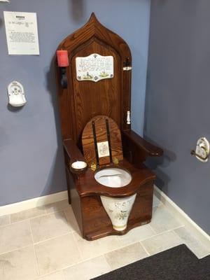 Thrown toilet