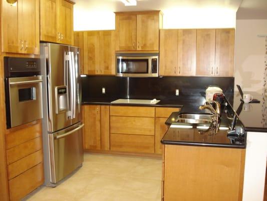 remodeled kitchen at 85% completed