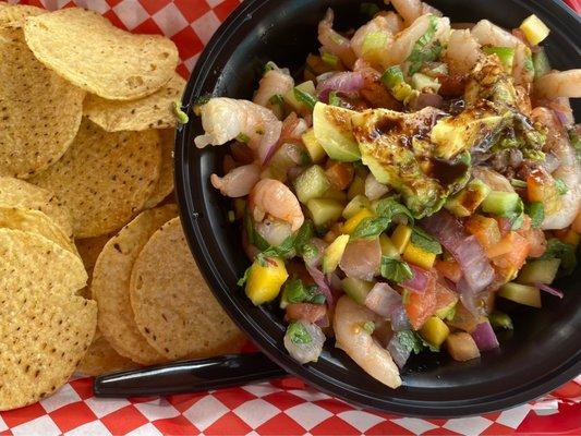 Shrimp ceviche