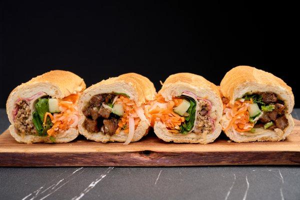 A fusion of contemporary Vietnamese sandwiches with the classic flavors of Bánh Mì