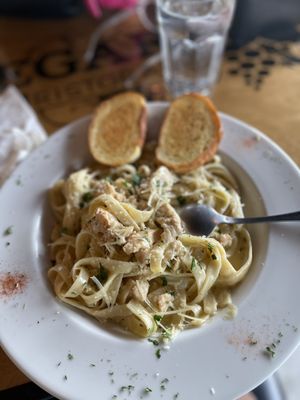 chicken linguine ( fettuccine noodles instead) delicious!