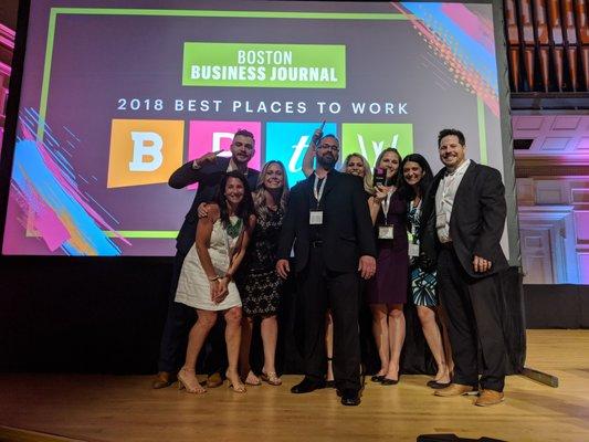 2018 BBJ #1 Best Place to Work!