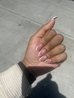 French acrylic nails