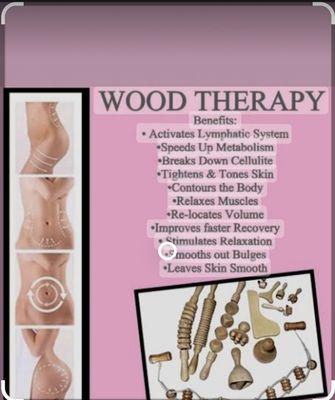 Benefits of wood therapy.