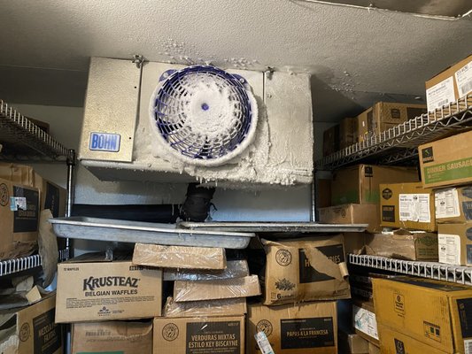 Walk in freezer repair