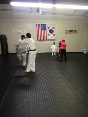 Go for it. Taekwondo classes are so much fun