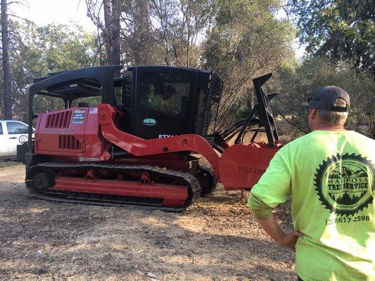 Fecon FXT 148 brush mulcher.