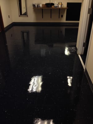 Commercial Office Space - Tile Waxing