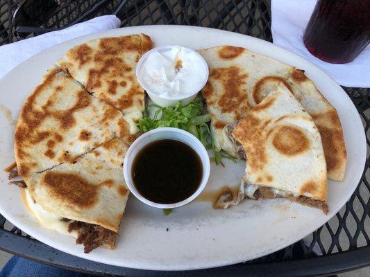 Philly Cheese Steak Quesadillas