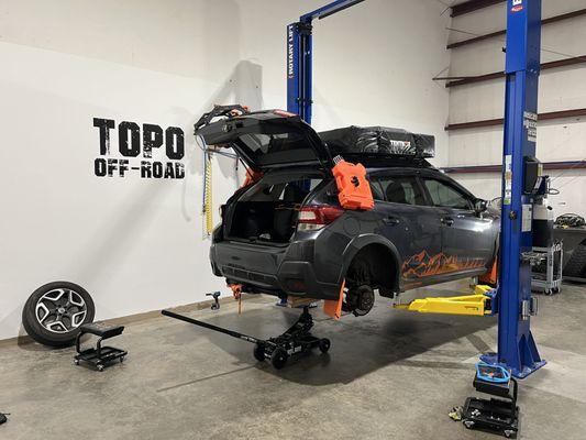 Subaru Forester, Outback, & Crosstrek lift kit sales & installation