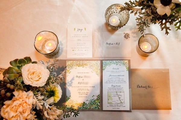 pocket wedding invitations with inserts