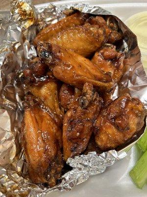 Bourbon Molasses sauces Buffalo Wings