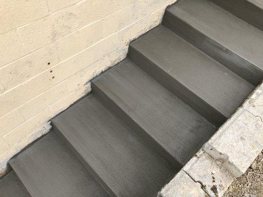 Concrete steps