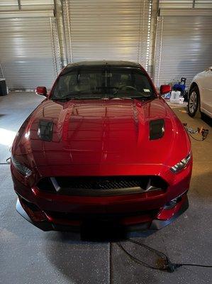 Paint correction with ceramic coating