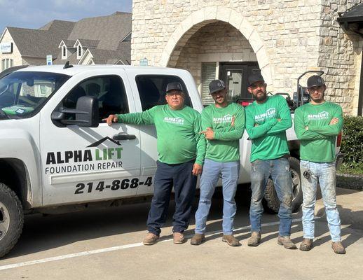 AlphaLift 2024 Eclipse Crew. What a Crazy day to work outside in DFW!