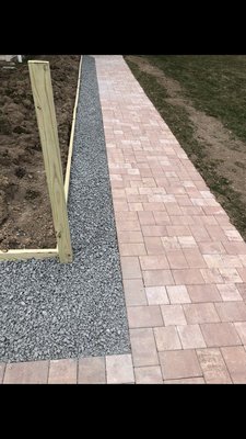 Paver walkway