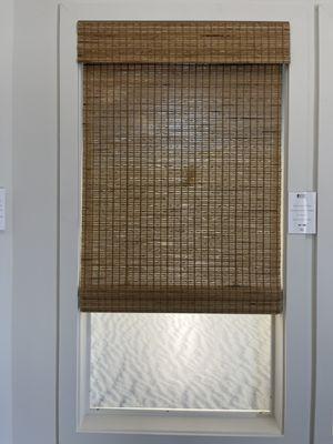 Woven Wood Shade
Standard Roman cordless shades.