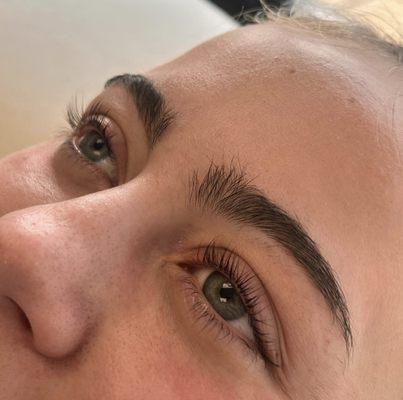 Lash Lift + Tint done by Jenna of Foxtrot Studios.