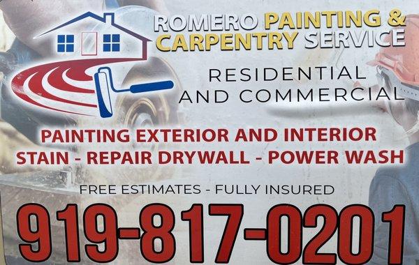 Romero Painting & Carpentry Service