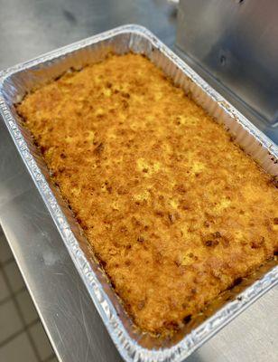 Lager Tray Macaroni pie $250.