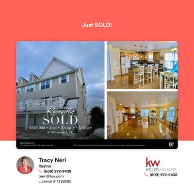 Happy sellers and delighted new owners! This 3-bd, 2.5-ba property in Wildwood recently sold.         Contact me directly if you'd like to l