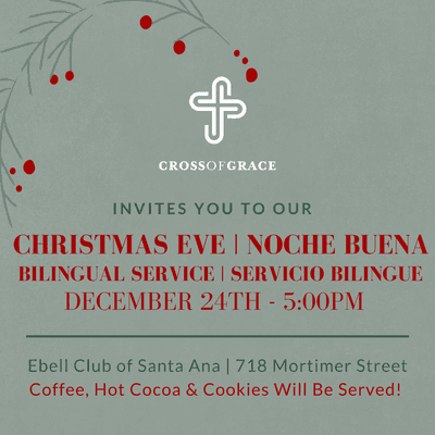 Join us on Christmas Eve at 5pm for an Outdoor Service!