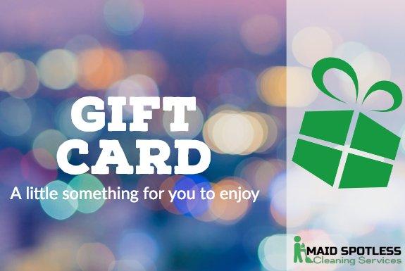 Do you want to give a truly unique gift to your friend? How about the gift of clean? House cleaning services, gift cards available now.