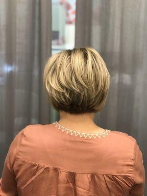 Short & Sassy Natural Blonde