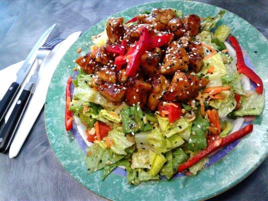 Yummy Asian Glazed Chicken salad