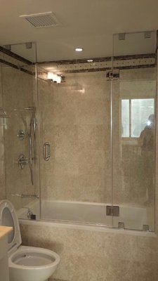 Frameless Shower Enclosure