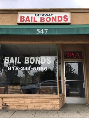 Outside of Getaway Bail Bonds