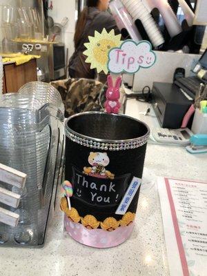 Tip jar