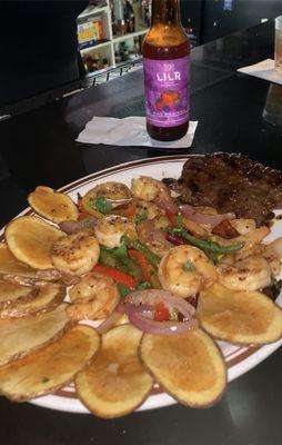 Steak & Shrimp Platter