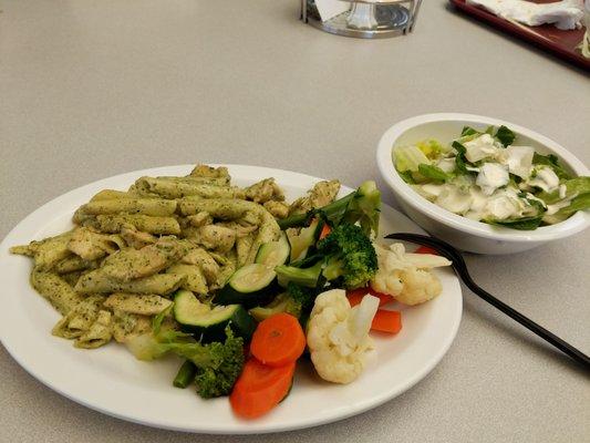 Pesto pene pasta