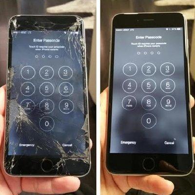 We fix iPhone and iPad  screens.