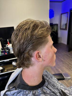 Low taper mullet