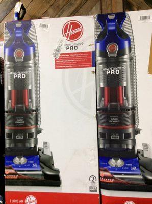 Name brand vacuums and household appliances