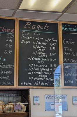 Bagel prices