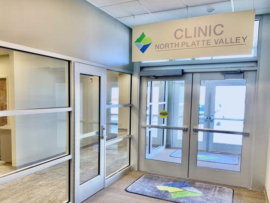 Platte Valley Clinic Inc. in Saratoga, Wyoming. Located inside the North Platte Valley Medical Center at 1300 W Bridge Avenue.