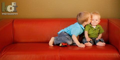 KDI Photography - Brothers on Couch, Flagstaff Portrait