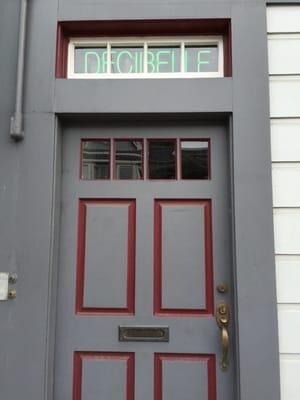 The front door