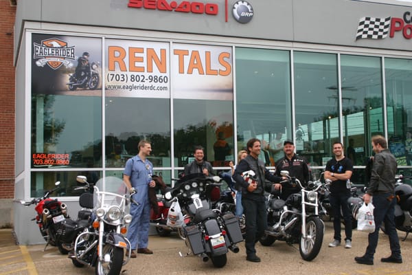 EagleRider Motorcycle Rentals and Tours Washington D.C.