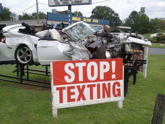 Dialing a cell phone is 3 times more likely to cause a collision.