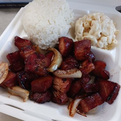 Char siu smoke meat plate