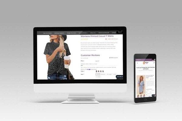 Mobile responsive online stores