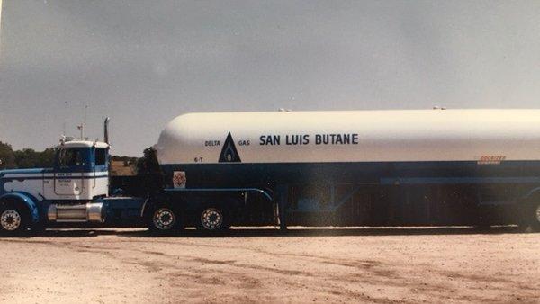 Original Propane Transport Truck circa 1950's