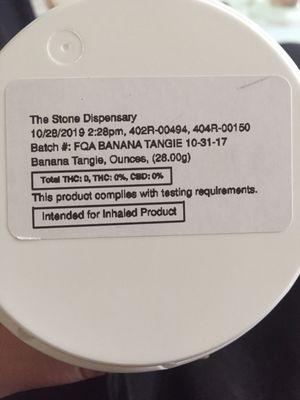 Ounce deals are for their weed without any THC? What's weed without THC- serious question.