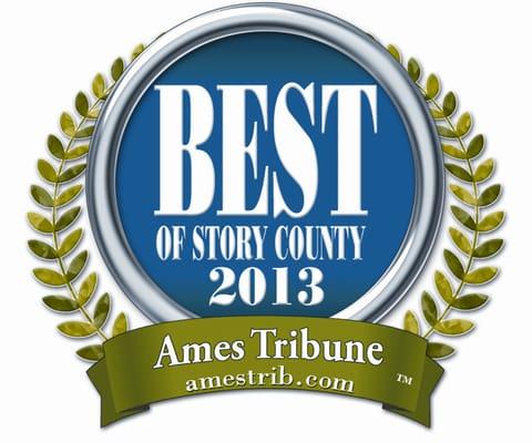 Voted Best in Story County for 5 years in a row