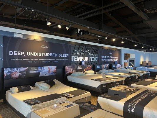 All the Tempur-Pedic models available