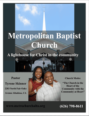 Metropolitan is in the Heart of the community...